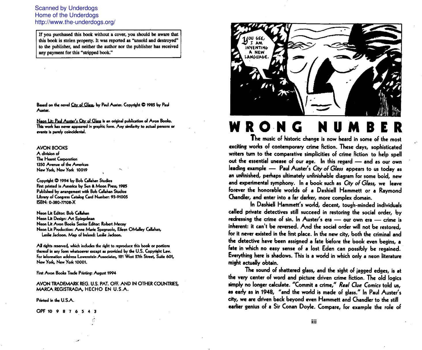 oversættelse Wardian sag Hver uge Gamebook: Paul Auster's City of Glass : Free Download, Borrow, and  Streaming : Internet Archive